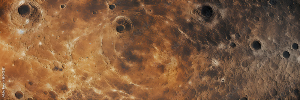 planet Mercury surface texture - obrazy, fototapety, plakaty 