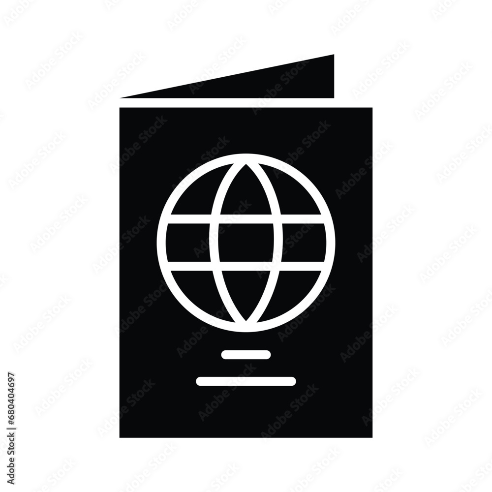 Pasport icon design vector template illustration on transparent background Pasport icon design vector template illustration on transparent background