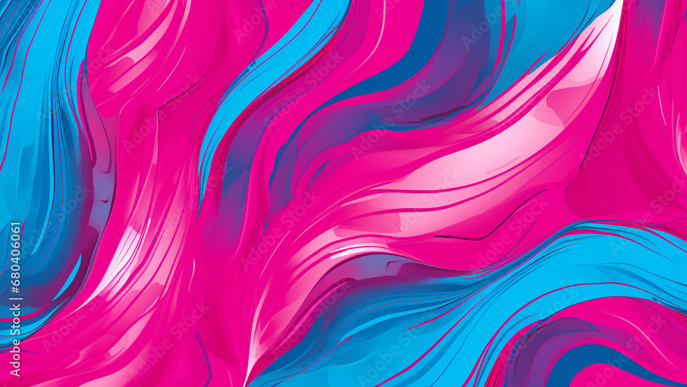 Turquoise Blue and Fuchsia Pink Retro Pop Art Pattern Turquoise Blue and Fuchsia Pink Retro Pop Art Pattern