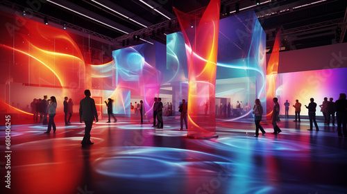 Vibrant Exhibition Hall