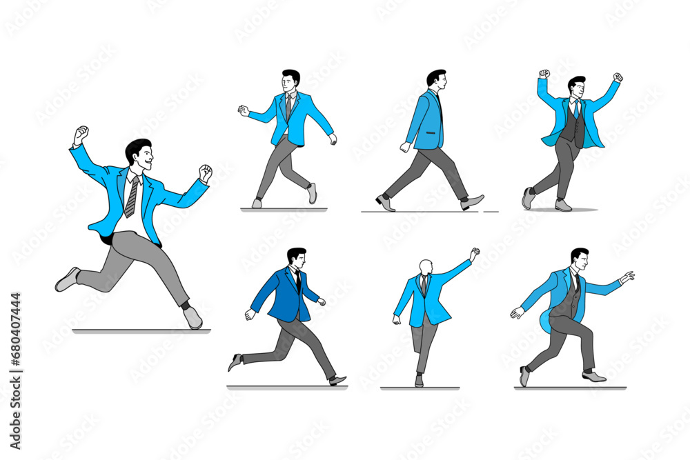 7 Different Professions Businessman. 7 Different Professions Businessman.