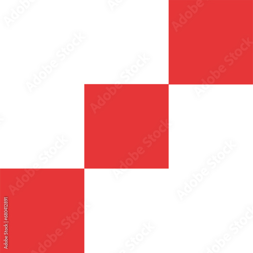 Red Pattern in white background