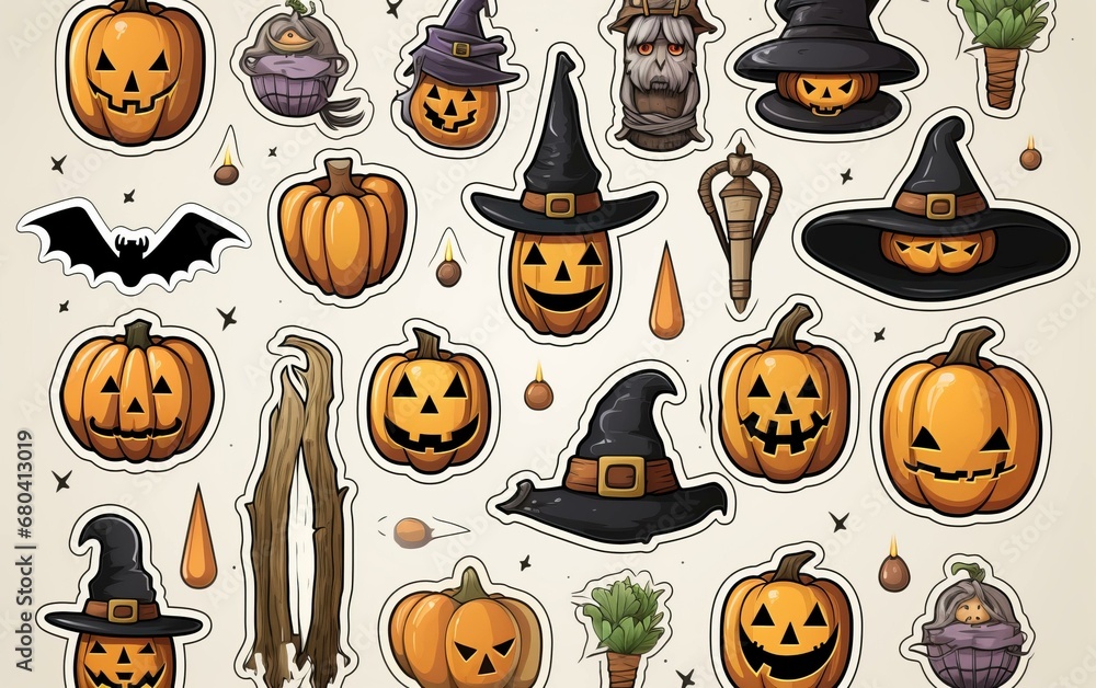 halloween stickers 4k halloween stickers 4k