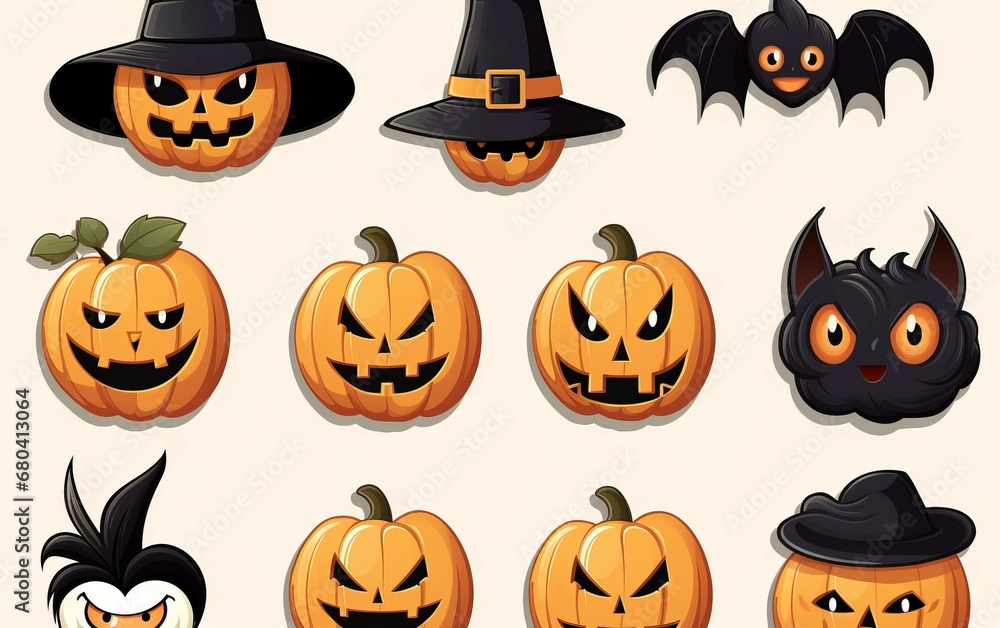 halloween stickers 4k halloween stickers 4k