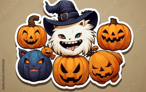 halloween stickers 4k