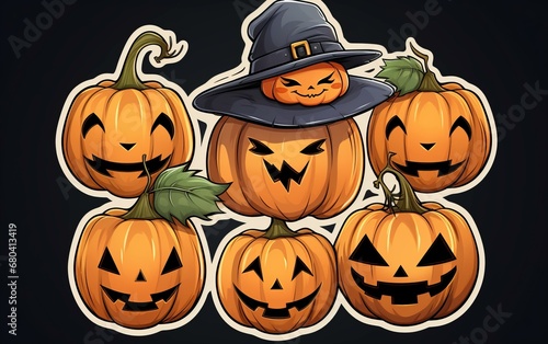 halloween stickers 4k