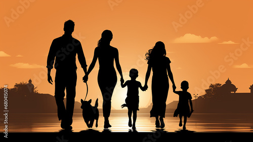 Free_vector_silhouette_of_a_family_walking_together