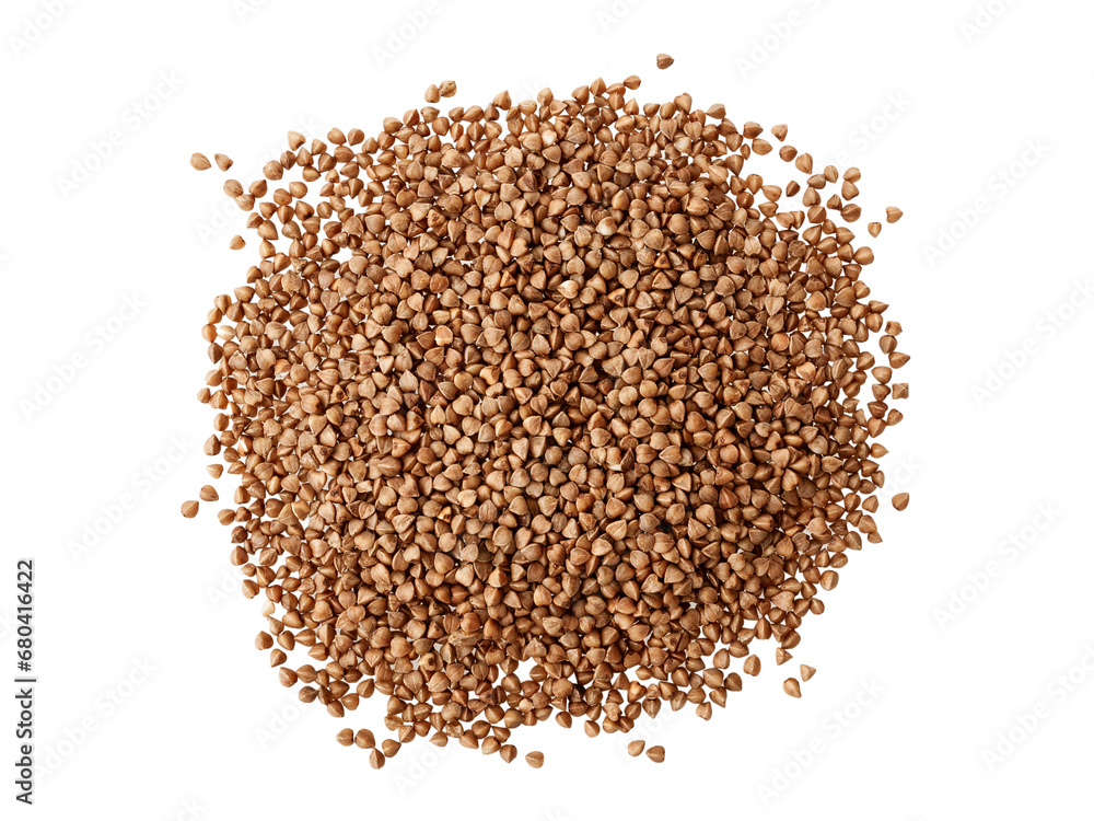 buckwheat grains isolated on white background buckwheat grains isolated on white background