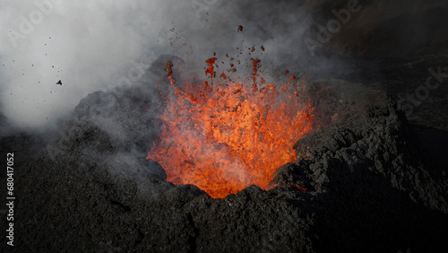 Volcano Eruption 2023 Litli-Hrútur, Iceland
