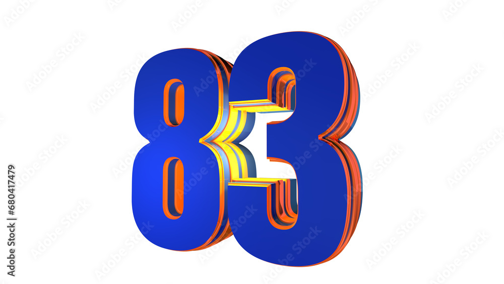 Obraz premium Blue design number 83