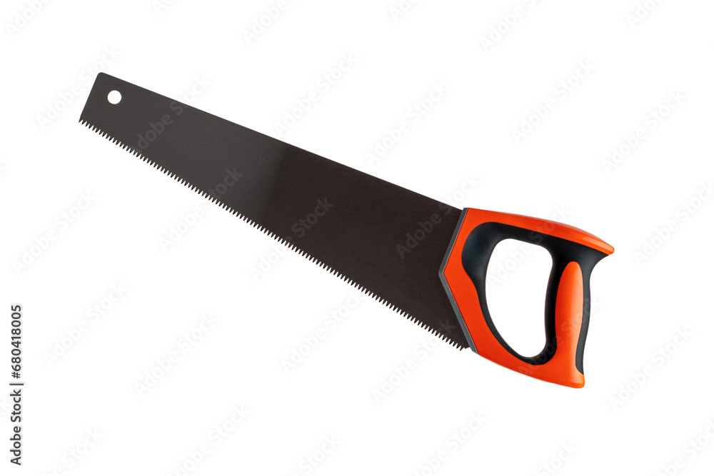 saw construction tool for work, isolated on white background saw construction tool for work, isolated on white background