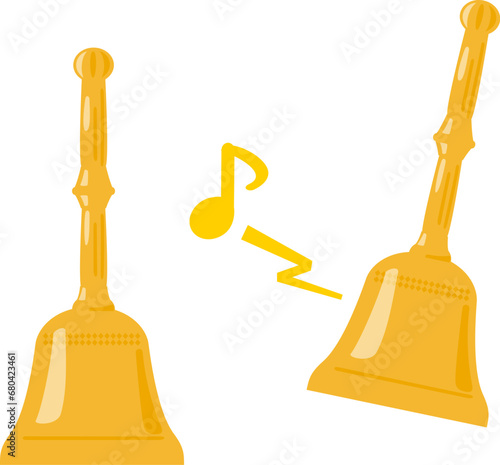 レトロな卓上ベル、呼び鈴