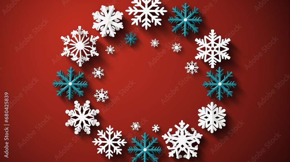 Vector_Christmas_banner_with_snowflakes Vector_Christmas_banner_with_snowflakes