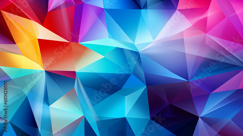 Vector_decorative_low_poly_design_background
