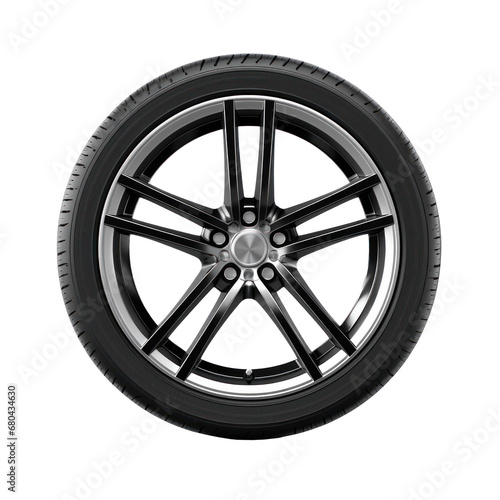 car wheel on  transparent background