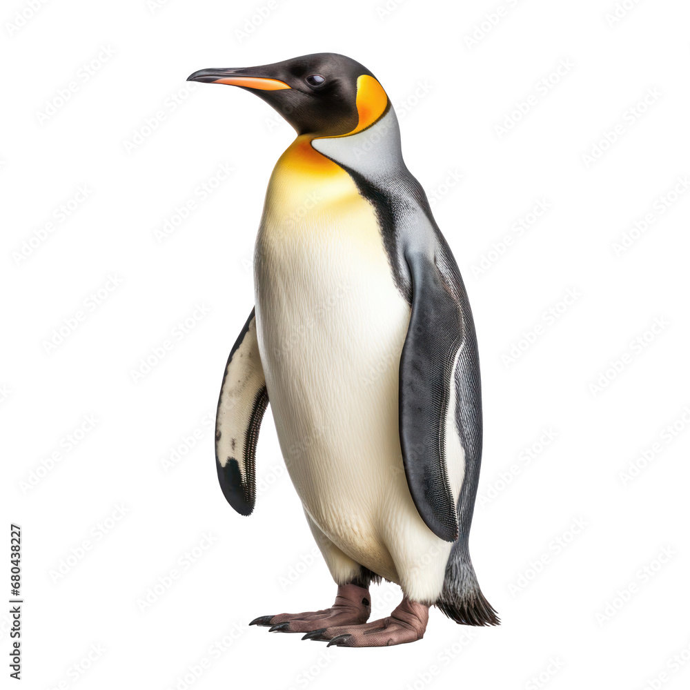 Fototapeta premium Animal bird penguin isolated on white background