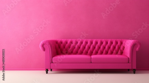 purple sofa in the room generated by AI 