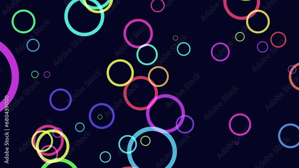 Vibrant circles forming a circular pattern on a black backdrop create a visually captivating image. Each circle exudes a unique burst of color Vibrant circles forming a circular pattern on a black backdrop create a visually captivating image. Each circle exudes a unique burst of color