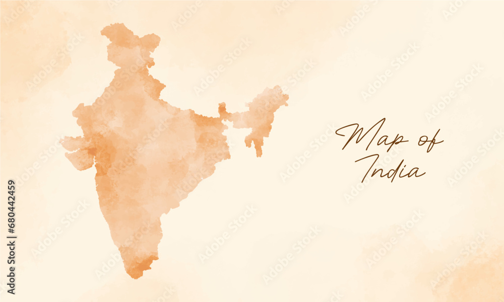 old vintage india map vector background Stock Vector | Adobe Stock