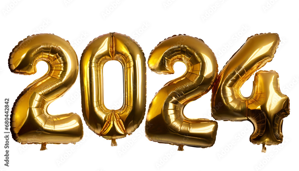 Gold balloon 2024 number. Gold balloon 2024 number.
