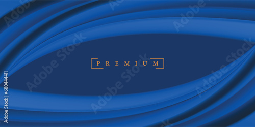 Premium background design with diagonal dark blue line pattern. Vector horizontal template for digital lux business banner, contemporary formal invitation photo