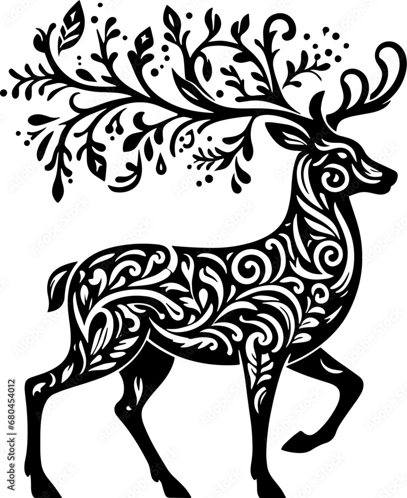 Festive Reindeer Design 2 Festive Reindeer Design 2