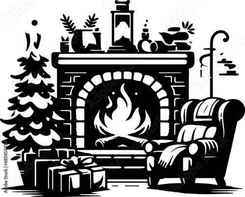 Cozy Fireplace Scene 4