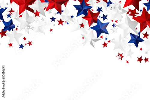 Patriotic background created with Generative AI technology