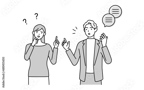 英会話、白人男性の英語発音が聞き取れない日本人女性