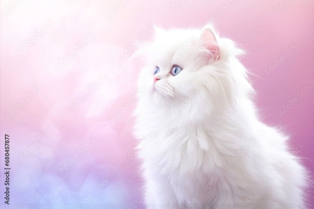 Close-up of cute cat gazing at something with beautiful bokeh background Close-up of cute cat gazing at something with beautiful bokeh background
