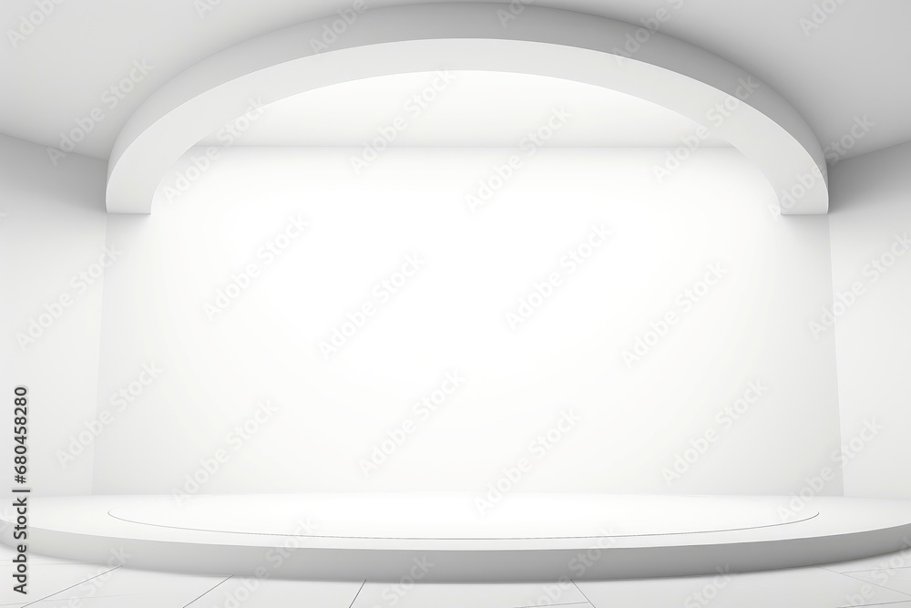Abstract futuristic architecture background, Minimal technology white backdrop Abstract futuristic architecture background, Minimal technology white backdrop