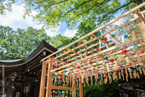 風鈴のトンネル（川越氷川神社 縁むすび風鈴）