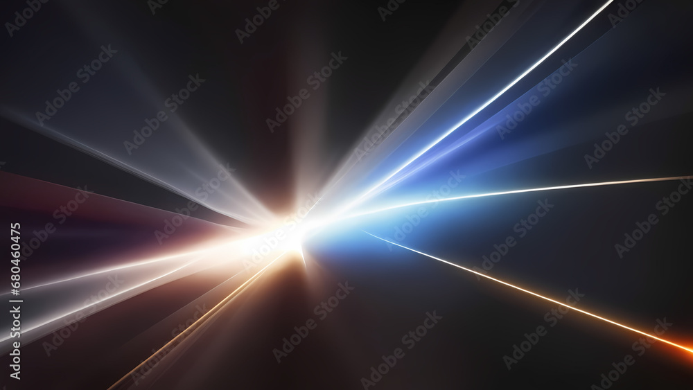high speed rainbow beam ray of future technology transmission concept