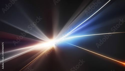 high speed rainbow beam ray of future technology transmission concept