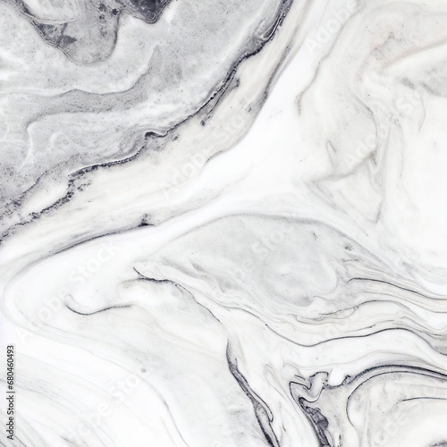 Wallpaper Mural White marble texture Close-up Elegant and sophisticated Veins and swirls in gray and black tones Ideal for creating a luxurious design Torontodigital.ca