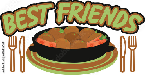 Meatball T-Shirt Design