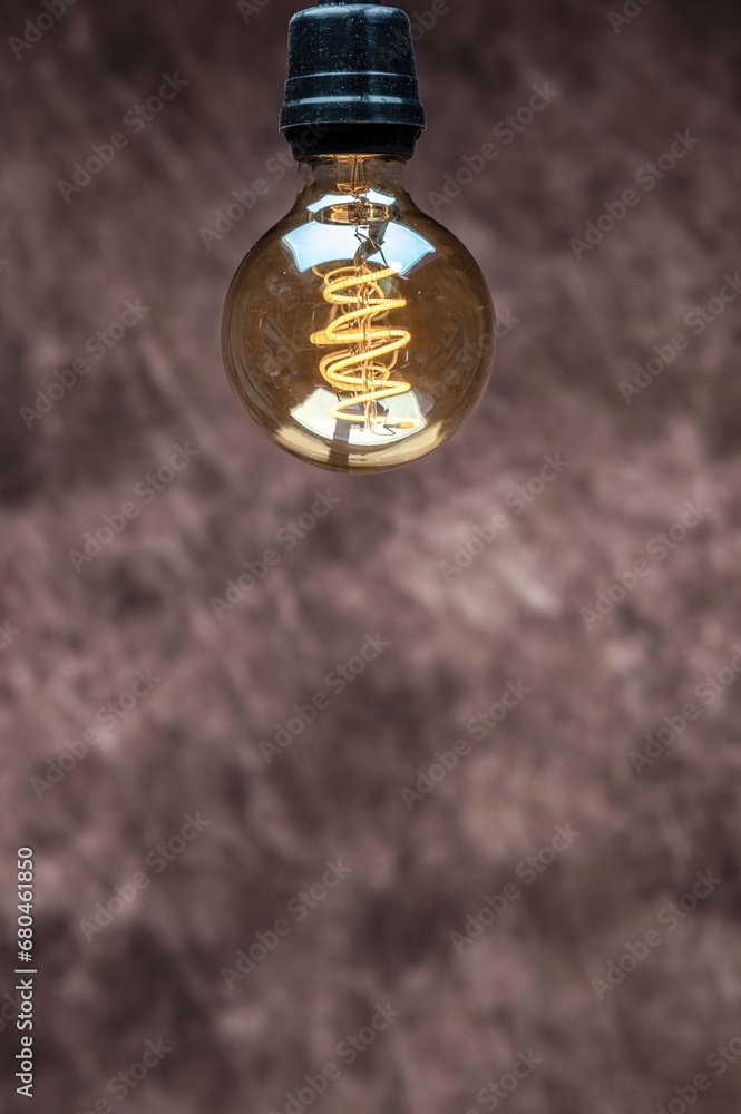 4K Image: Illuminated LED Light Bulb on Dark Background 4K Image: Illuminated LED Light Bulb on Dark Background