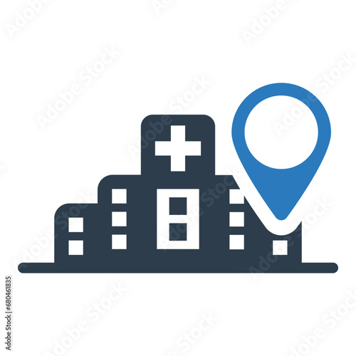 Hospital location icon