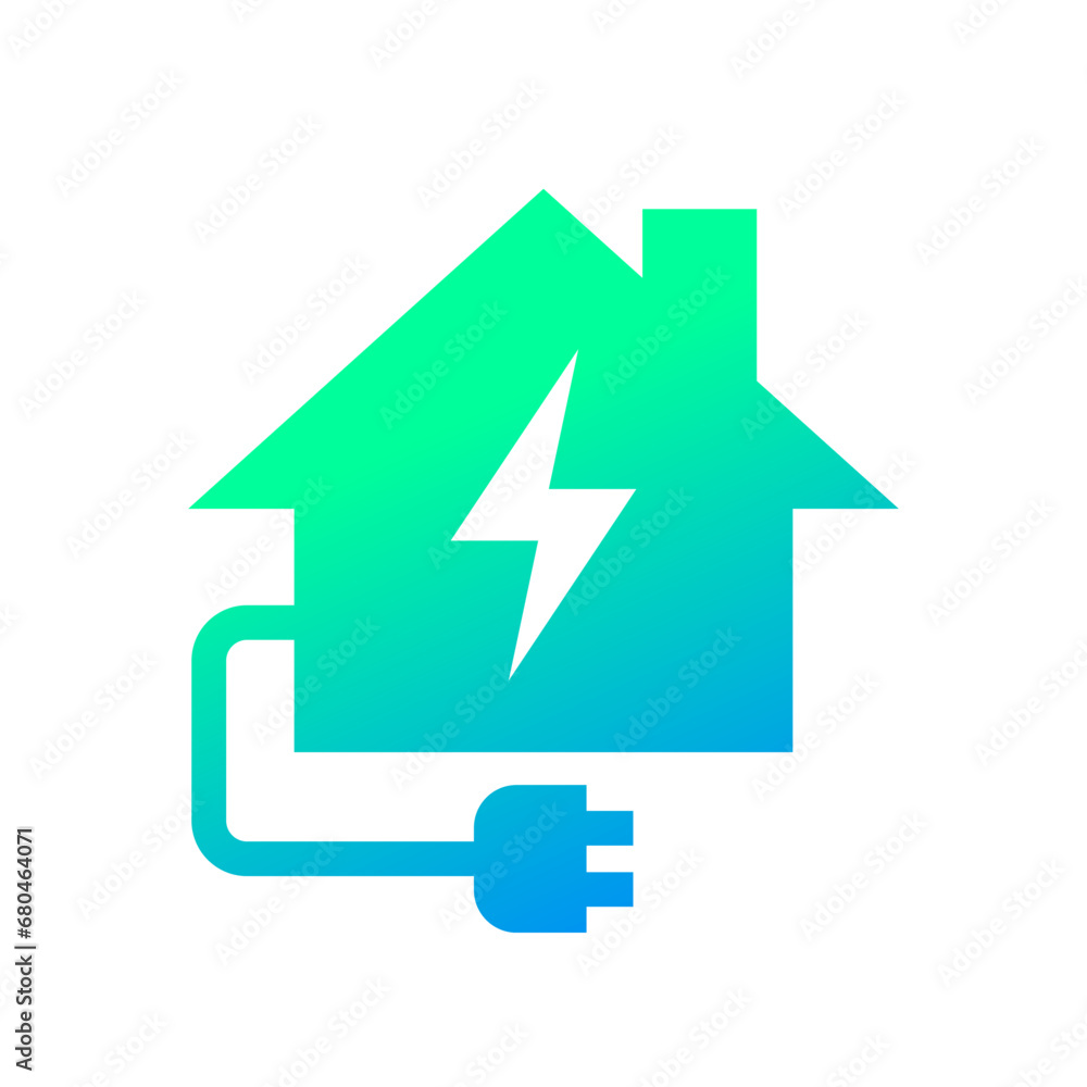 Electric vehicle charging at home icon, Ev charging point station, Vector illustration Electric vehicle charging at home icon, Ev charging point station, Vector illustration