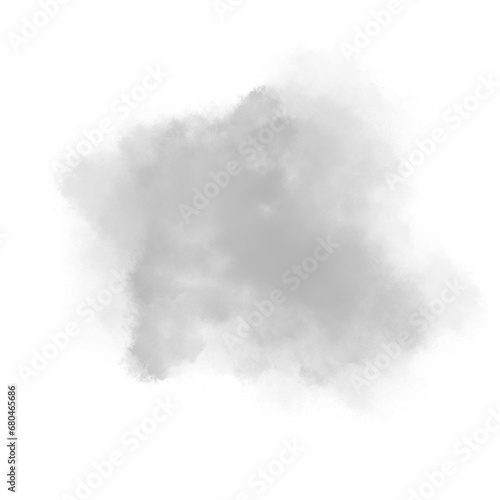 Grey color smoke effect
