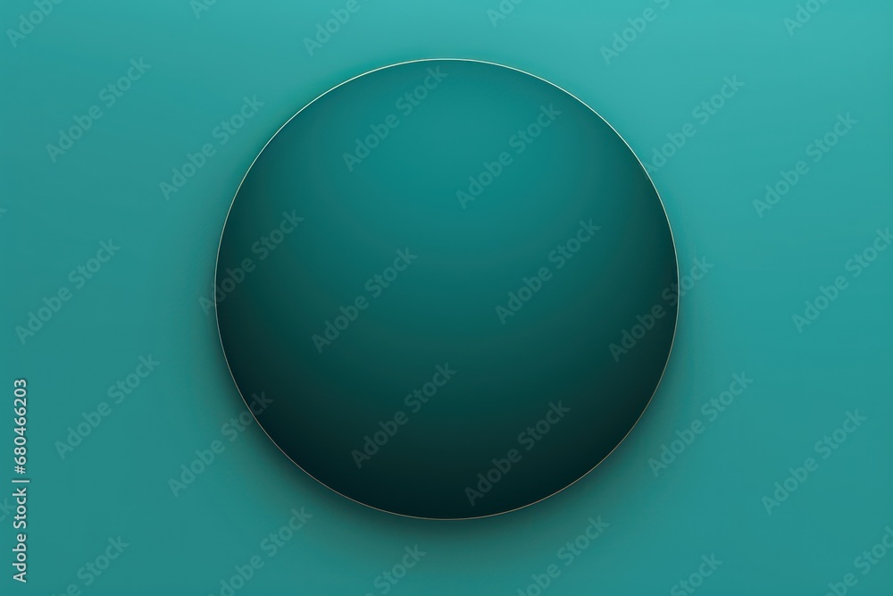 blue round background