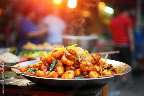 Khao niao mamuang. asian street food. 