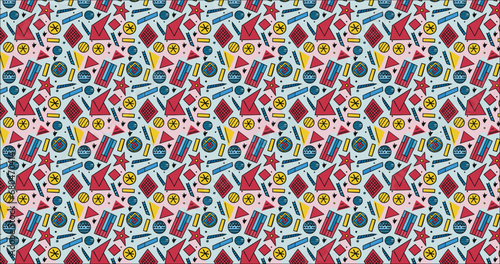 seamless pattern with dots, pattern,vector seamless pattern with flowers, Watercolor graffiti seamless pattern. Vector colorful geometric abstract background
