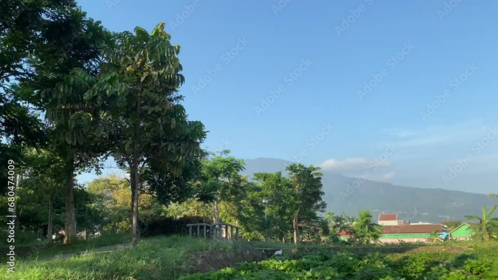 the natural scenery of rural mountain areas is cool and comfortable the natural scenery of rural mountain areas is cool and comfortable