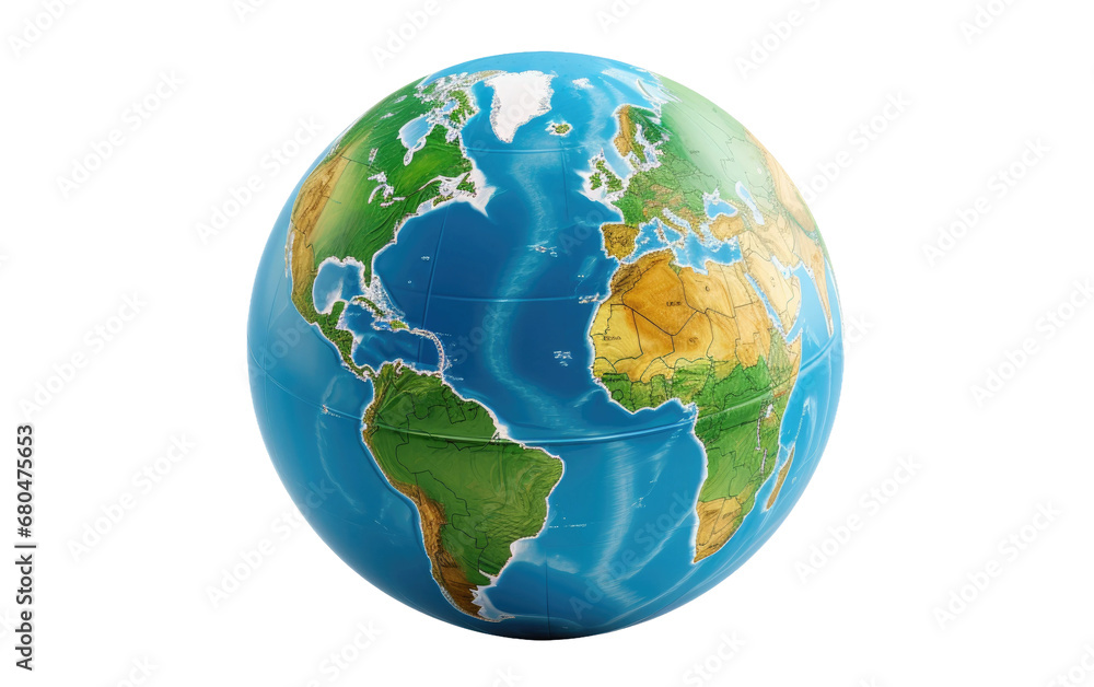 Clear Earth Sphere on White or PNG Transparent Background. Clear Earth Sphere on White or PNG Transparent Background.