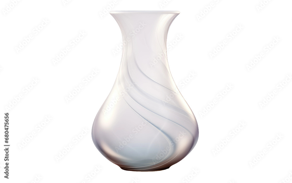 Glassy Vase Display on White or PNG Transparent Background. Glassy Vase Display on White or PNG Transparent Background.