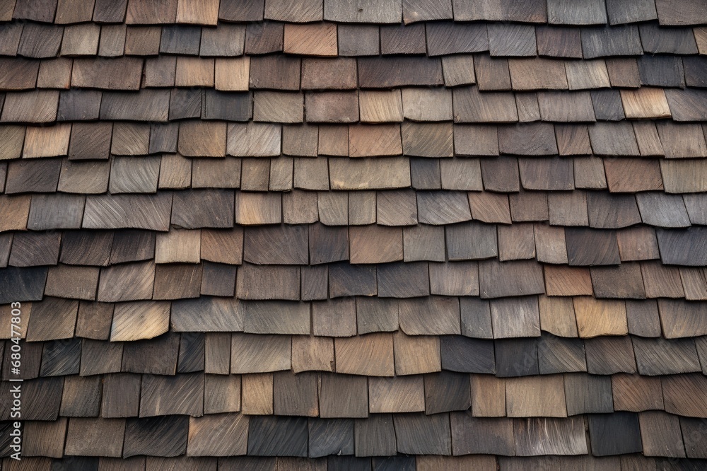Rustic Elegance: Wooden Slate Shingles Texture, generative AI Rustic Elegance: Wooden Slate Shingles Texture, generative AI
