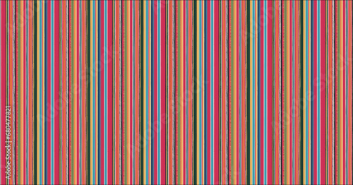 Fototapeta Naklejka Na Ścianę i Meble -  striped pattern, pattern,vector Blanket stripes seamless vector pattern. Background for Cinco de Mayo party decor or ethnic mexican fabric pattern with colorful stripes. Serape