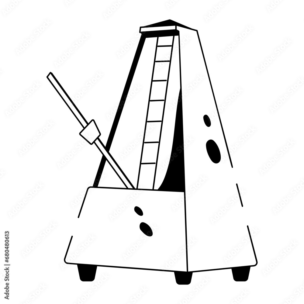 Εκτύπωση καμβά Metronome Instrument