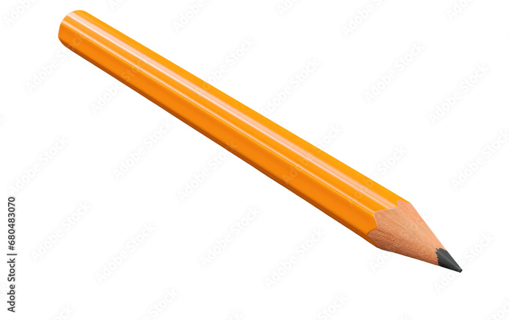 Sketching Instrument Pencil on White or PNG Transparent Background. Sketching Instrument Pencil on White or PNG Transparent Background.